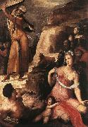 BECCAFUMI, Domenico Moses and the Golden Calf fgg oil painting on canvas